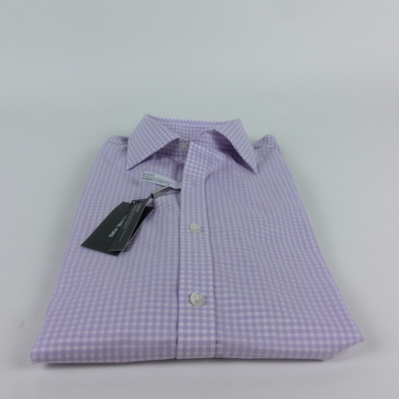 MICHAEL KORS MENS DRESS SHIRT LILAC SIZE 16 ½ SLEE - Picture 2 of 4